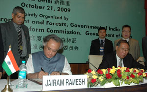 Environment minister Jairam Ramesh